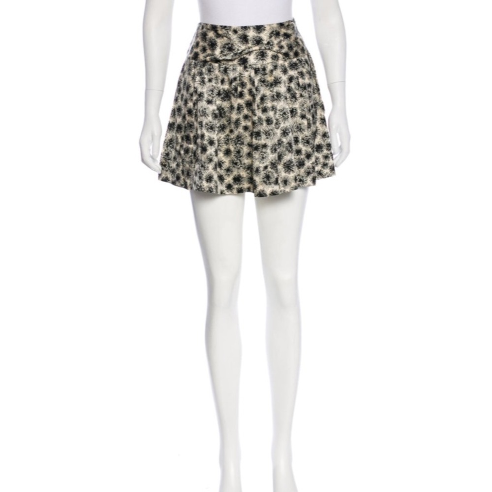 Comptoir Des Cotonniers Silk Blend Black / Cream skirt